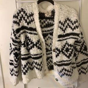 Black and White Cardigan